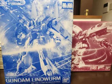 프리미엄 반다이 한정판 RE/100 건담 린트브룸 + MG 큐베레이 담드