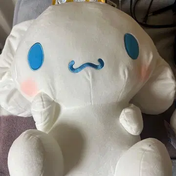 캐릭터 봉제 인형 약 30cm 화이트