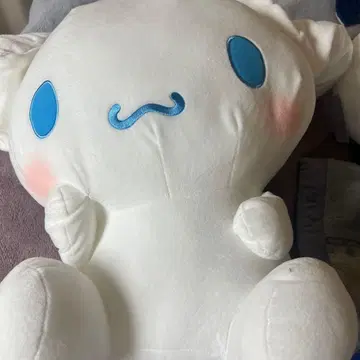 캐릭터 봉제 인형 약 30cm 화이트