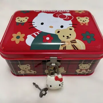 헬로키티 열쇠 달린 박스 레트로