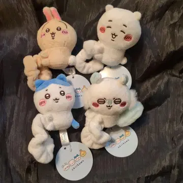 치이카와(먼작귀) 봉제 인형 스크런치 4종 컴플리트