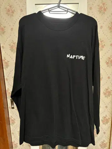 NAPTIME 긴팔 티셔츠 블랙