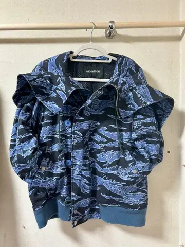 PHENOMENON 타이거 카모 무늬 블루종