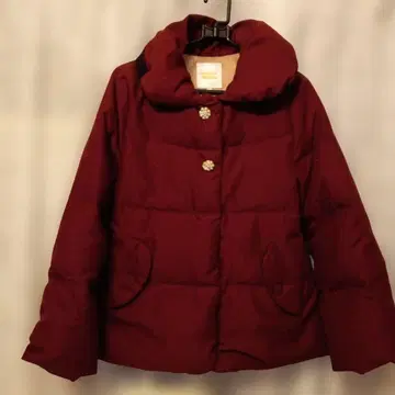 MINIMUMMINIMUM 버건디 컬러 다운 숏 자켓