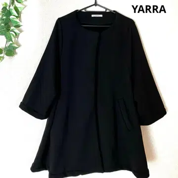 YARRA 노카라 코트 블랙