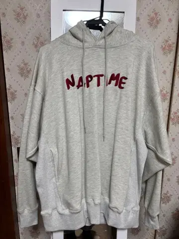 Naptime 그레이 후드티 M 사이즈