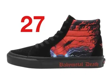 BABYMETAL x Vans Sk8-Hi 27cm