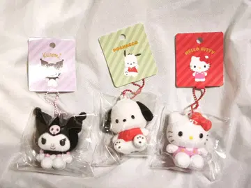 산리오 플로키 마스코트 3종 세트