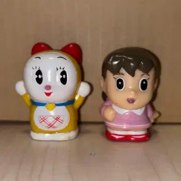 레트로 도라에몽 도라미짱 시즈카짱 피규어 손가락 인형
