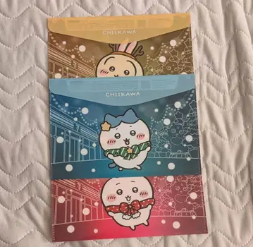 치이카와 (먼작귀) 플랫 케이스 세븐일레븐 3개 세트