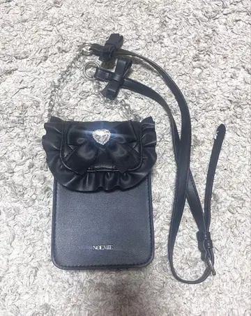 노에미 NOEMIE 스마트폰 숄더백 블랙