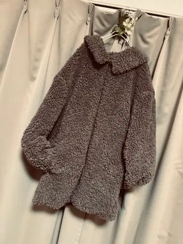 새상품급 discout 브라운 보아 자켓