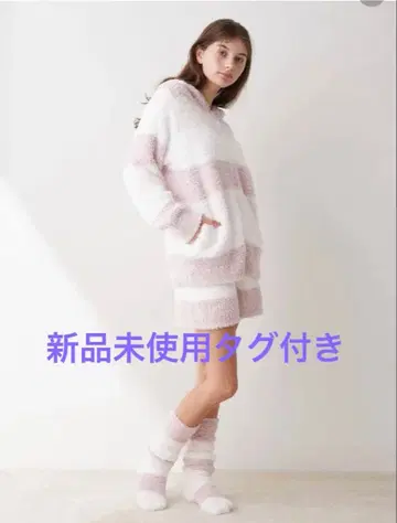 젤라피케 보더 후드티 & 숏팬츠 & 삭스 세트