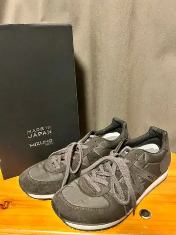 MIZUNO 306 일본제 스니커즈 다크 브라운