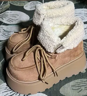 통굽 어그 부츠 브라운 ZOZOTOWN