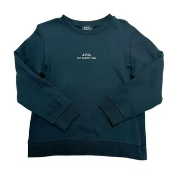 A.P.C. 로고 FREAK'S STORE 별주 블랙 맨투맨 트레이닝복