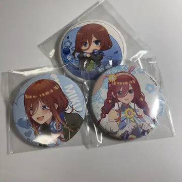 5등분의 신부 나카노 미쿠 캔뱃지