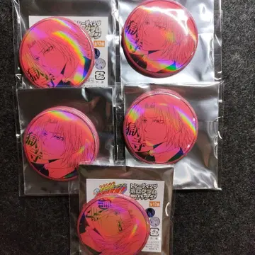 가정교사 히트맨 REBORN! 홀로그램 캔뱃지 고쿠데라 하야토 5종 세트