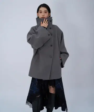 HARE 울리테크 2Way 미들 코트