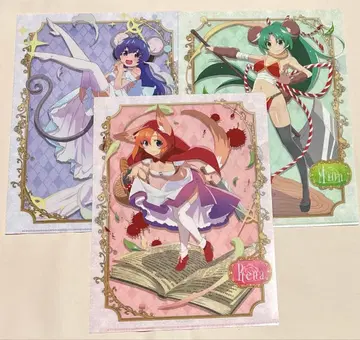 쓰르라미 울 적에 옛날이야기 클리어 파일 3장 세트 하뉴 미온 레나