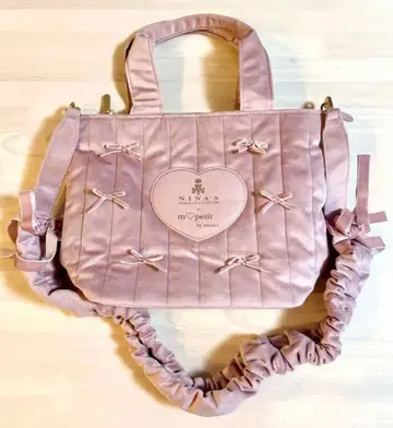 아오키 미사코 시마미사 NINA'S 콜라보 백 핑크