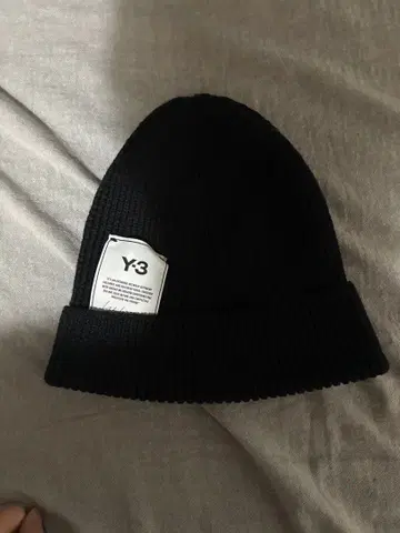 Y-3 블랙 니트 모자