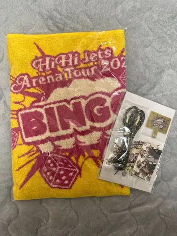 [미사용 새상품] HiHi Jets 2024 BINGO 타월 폰 탭