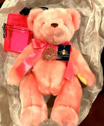 택 포함 새상품 하우스텐보스 핑크 튤립베어 and 핑크 케이스