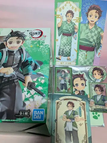 귀멸의 칼날 카마도 탄지로 굿즈 묶음 판매 피규어 카드 등