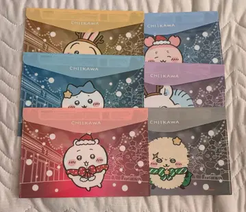 세븐일레븐 치이카와 (먼작귀) 플랫 케이스 컴플리트 6종 세트