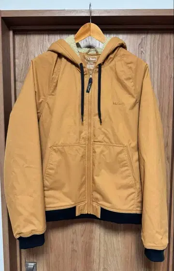 엘엘빈 후드티 블루종 퀼팅 보아