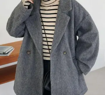 Discoat 코트 더블 테일러 자켓