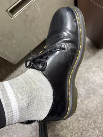 닥터마틴 블랙 가죽 신발 27.5