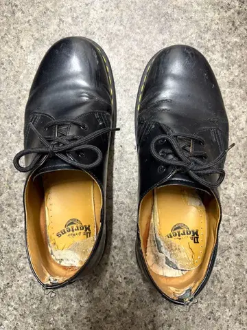 닥터마틴 블랙 가죽 신발 27.5