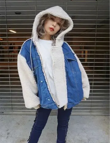 FIG&VIPER 데님 절개 보아 재킷