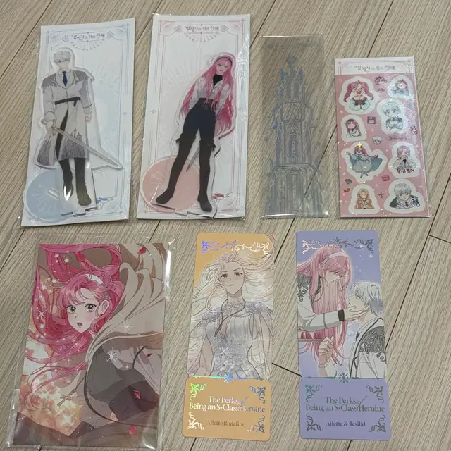 빙의자를 위한 특혜 빙위특 아크릴 스탠드 책갈피 스티커 엽서