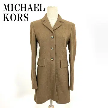 LA7950 마이클코어스 테일러드 자켓 울 안감 있음 브라운 2