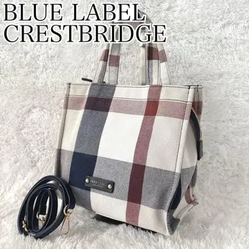 BLUE LABEL CRESTBRIDGE 미니 토트 체크 무늬 2way
