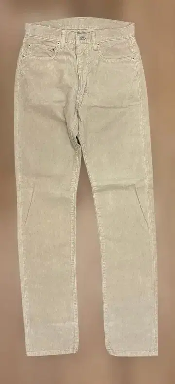 GOWEST 고웨스트 베이지 코듀로이 팬츠 30x33 미사용