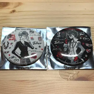 페르소나 5 산리오 콜라보 캔뱃지 주인공 조커 아마미야 렌