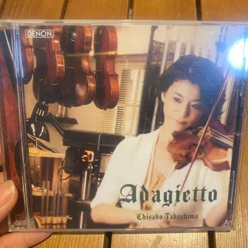 친필 사인 포함 타카시마 치사코 Adagietto CD