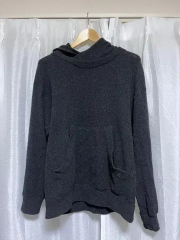 zucca 다크 그레이 후드티