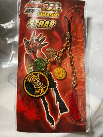 가면라이더 오즈 장군과 21개의 코어 메달 스트랩 키링 극장 굿즈