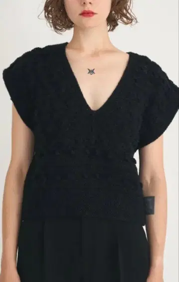 crinclecrinclecrincle 핸드 니트 베스트