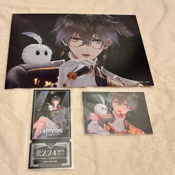 니지페스 OVERTURE 데카 카드 브로마이드 책갈피 아이크