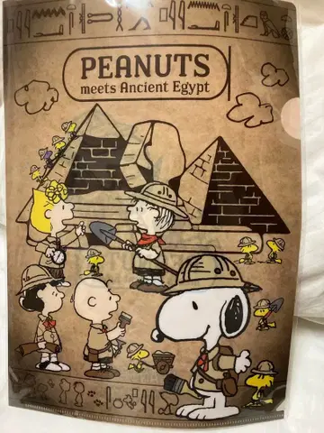 스누피 고대 이집트전 A4 클리어 파일