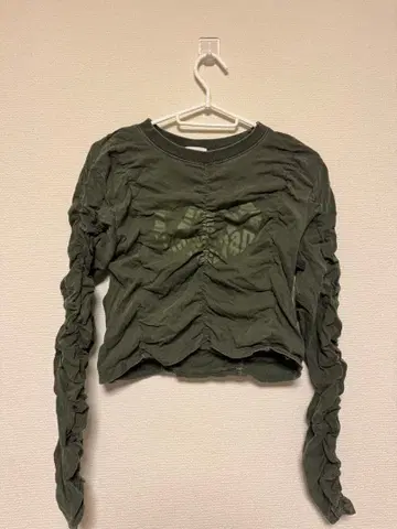 HTH 그린 긴팔 T셔츠