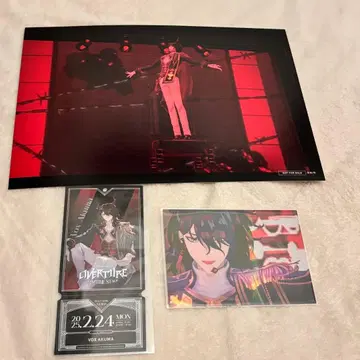 니지 페스 OVERTURE 빅 카드 브로마이드 티켓 복스