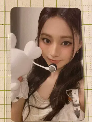 TWICE 실리콘 라이트 트레이딩 카드 쯔위