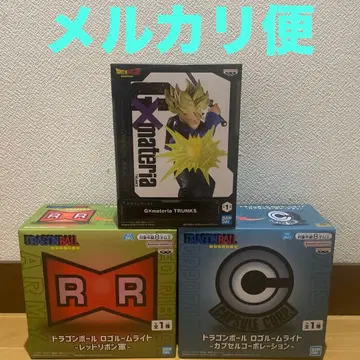 트렁크스 피규어 로고 룸 라이트 레드 리본군 캡슐 코퍼레이션